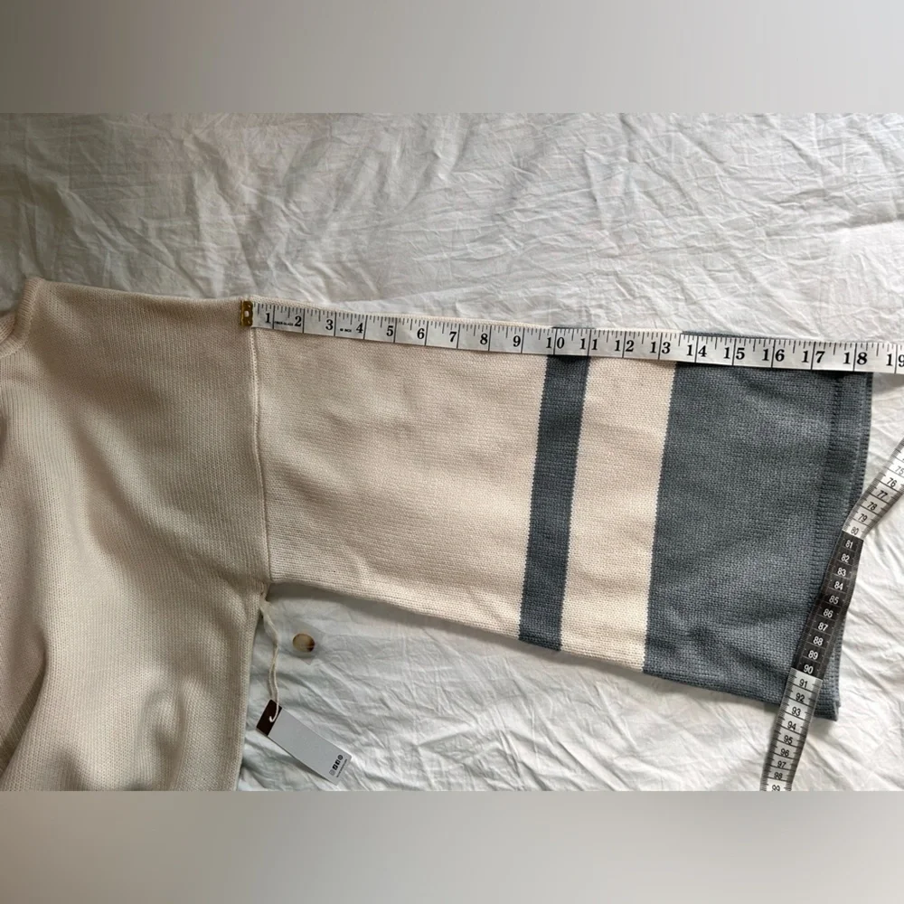 LUCCA Cream and Gray Jumpsuit KNITTED 
NAVY - - Picture 8 of 14